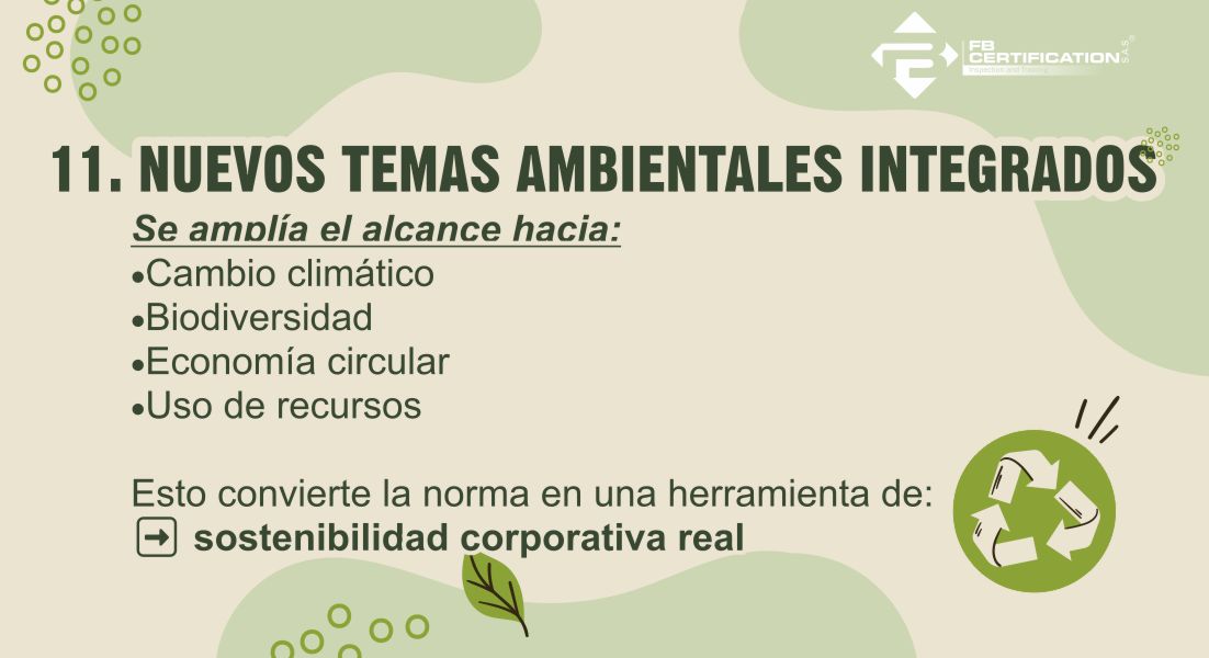 NUEVOS TEMAS AMBIENTALES